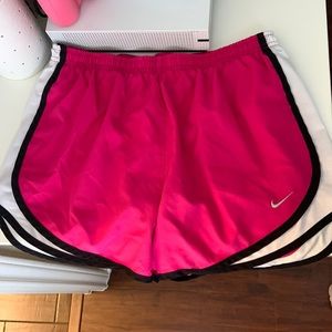 pink nike shorts